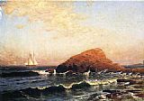 Little Bass Rock Narragansett RI by Alfred Thompson Bricher